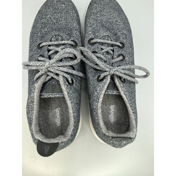 Allbirds Mens Wool Runners Size 14 Gray & White Eco-Friendly Sneakers - Picture 5 of 8